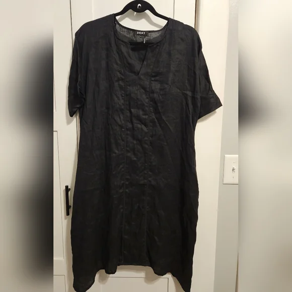 chinese dress ladies DKNY Women's Dress, Black, 2 at Amazon Women's Clothing store main image 1